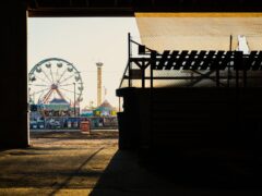 a ferris wheel in a carnival
