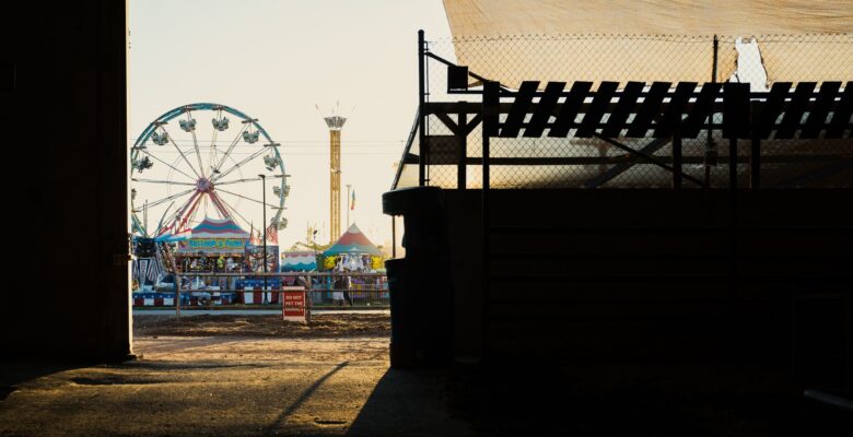 a ferris wheel in a carnival